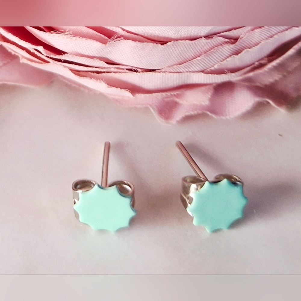 Vintage 80s 🩵✨️Turquoise Stud Earrings